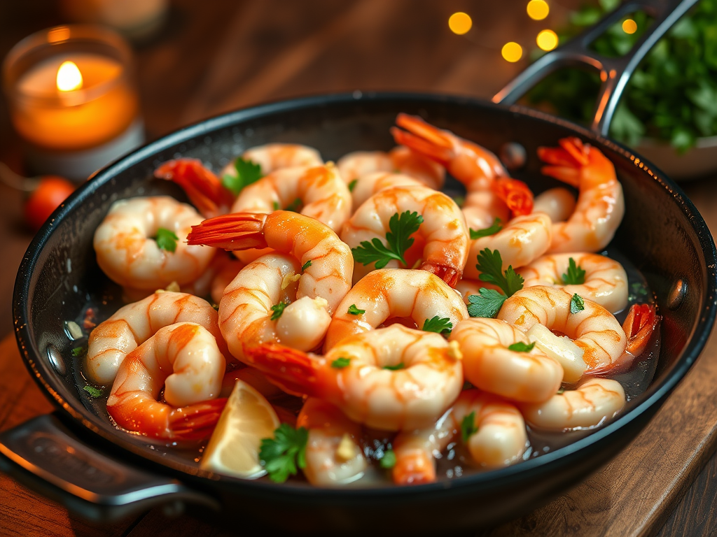 Advent Calendar Day 21 – Garlic Prawn Skillet (Fast, Festive, and Slightly&nbsp;Impressive)