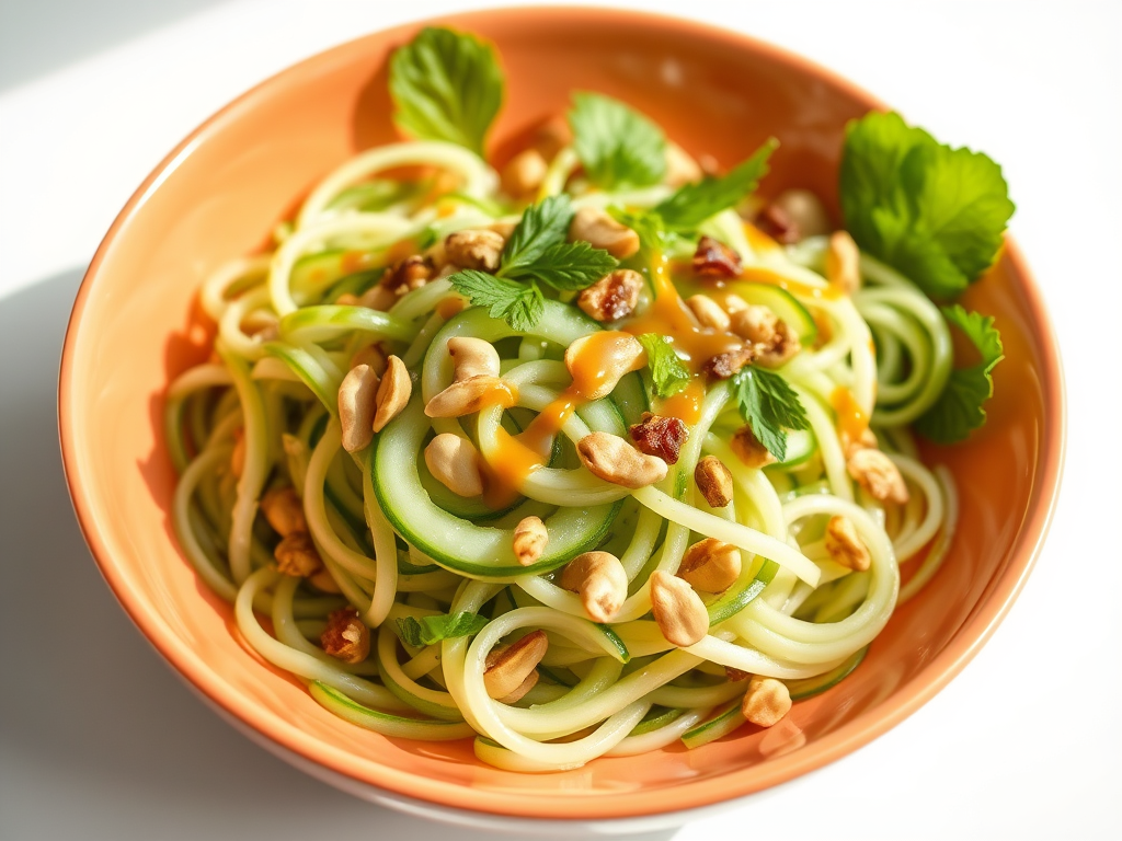 Crunchy Cucumber Noodle Bowl with Sesame-Lime Dressing (No-Cook Summer&nbsp;Recipe)