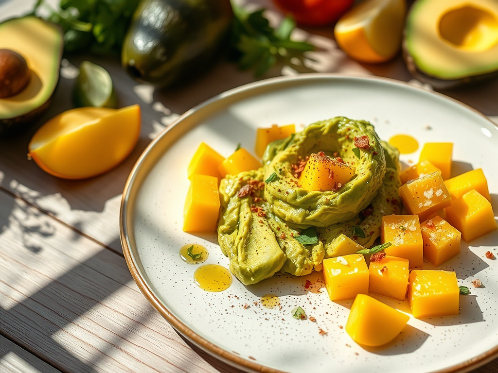 Avocado & Mango Citrus Smash Plate (No-Cook Summer&nbsp;Recipe)