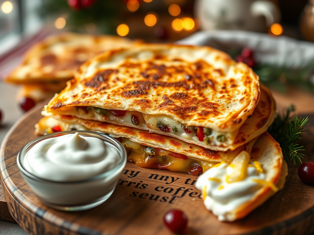 Advent Calendar Day 16 – Mini Christmas&nbsp;Quesadillas