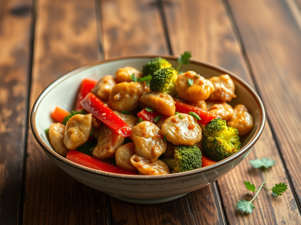 Garlic Chicken & Veggie Stir-Fry (Single&nbsp;Serve)