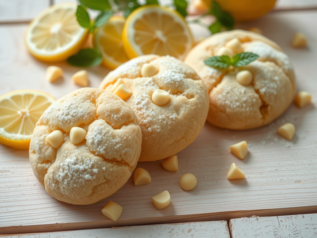 Soft Lemon & White Chocolate Cookies (Single-Serve Baking with a&nbsp;Twist)