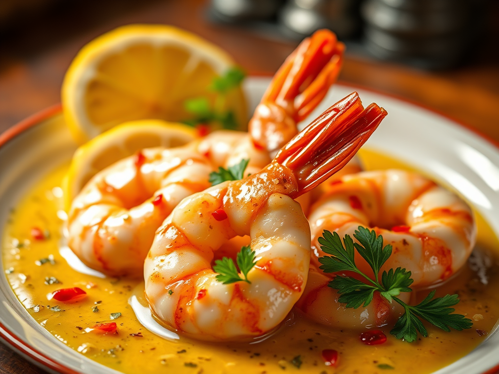 Garlic Butter Prawns with Lemon & Chilli (for One or&nbsp;Two)