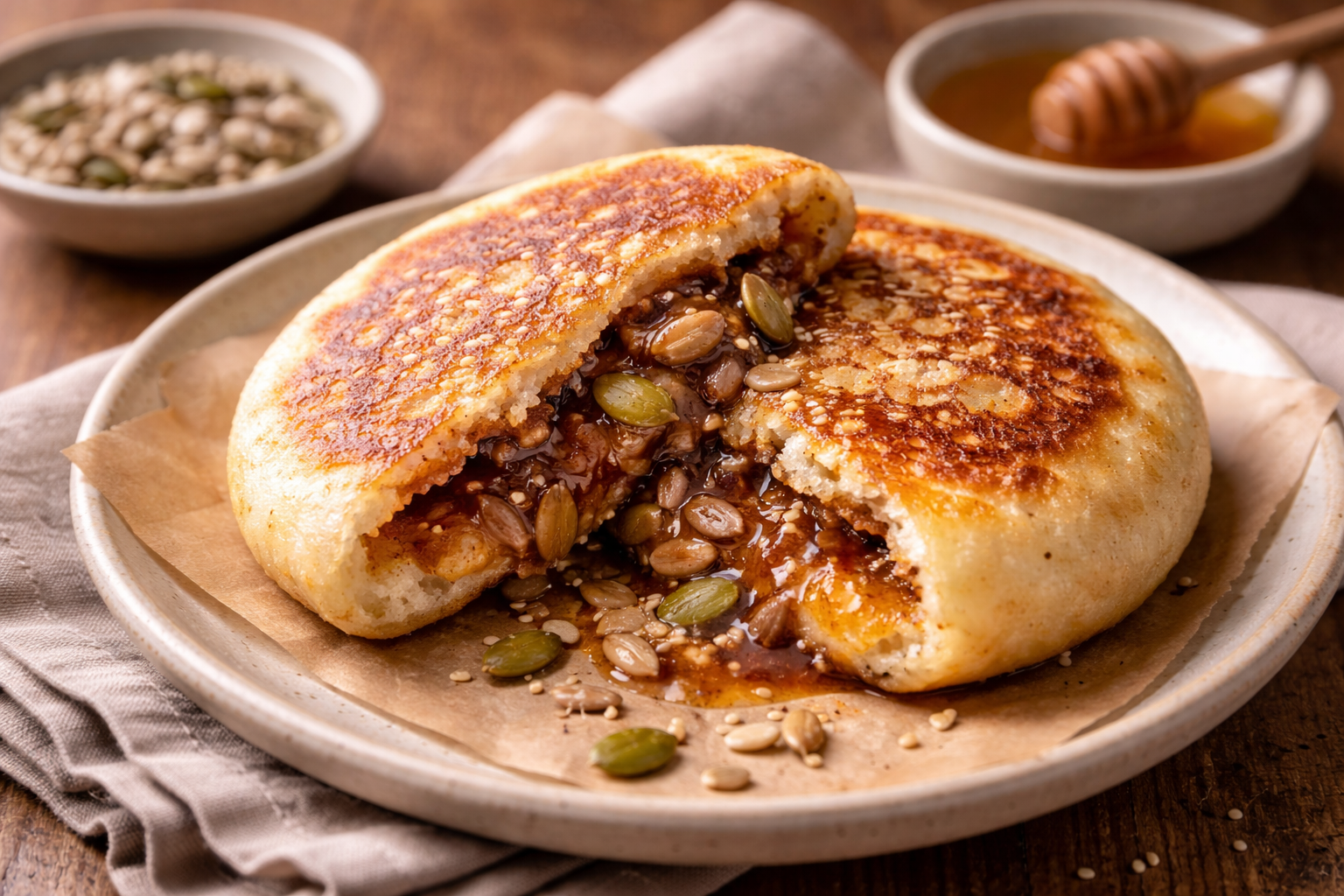 Seed & Brown Sugar Pancake for&nbsp;One