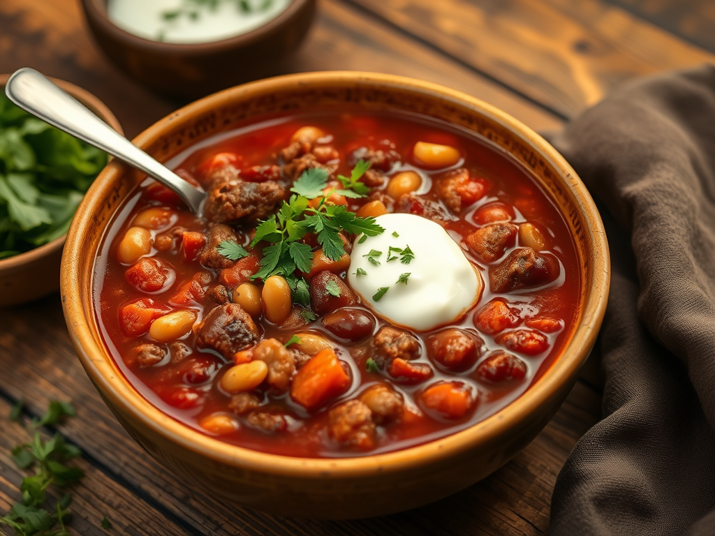 Beef, Bean & Tomato Chilli (Single&nbsp;Serve)