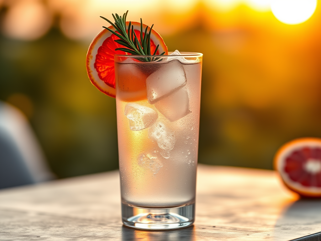 Blood Orange & Tonic (No-Alcohol or Gin&nbsp;Option)