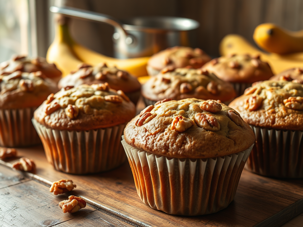 Brown Butter Banana Nut Muffins (Single-Serve&nbsp;Friendly)