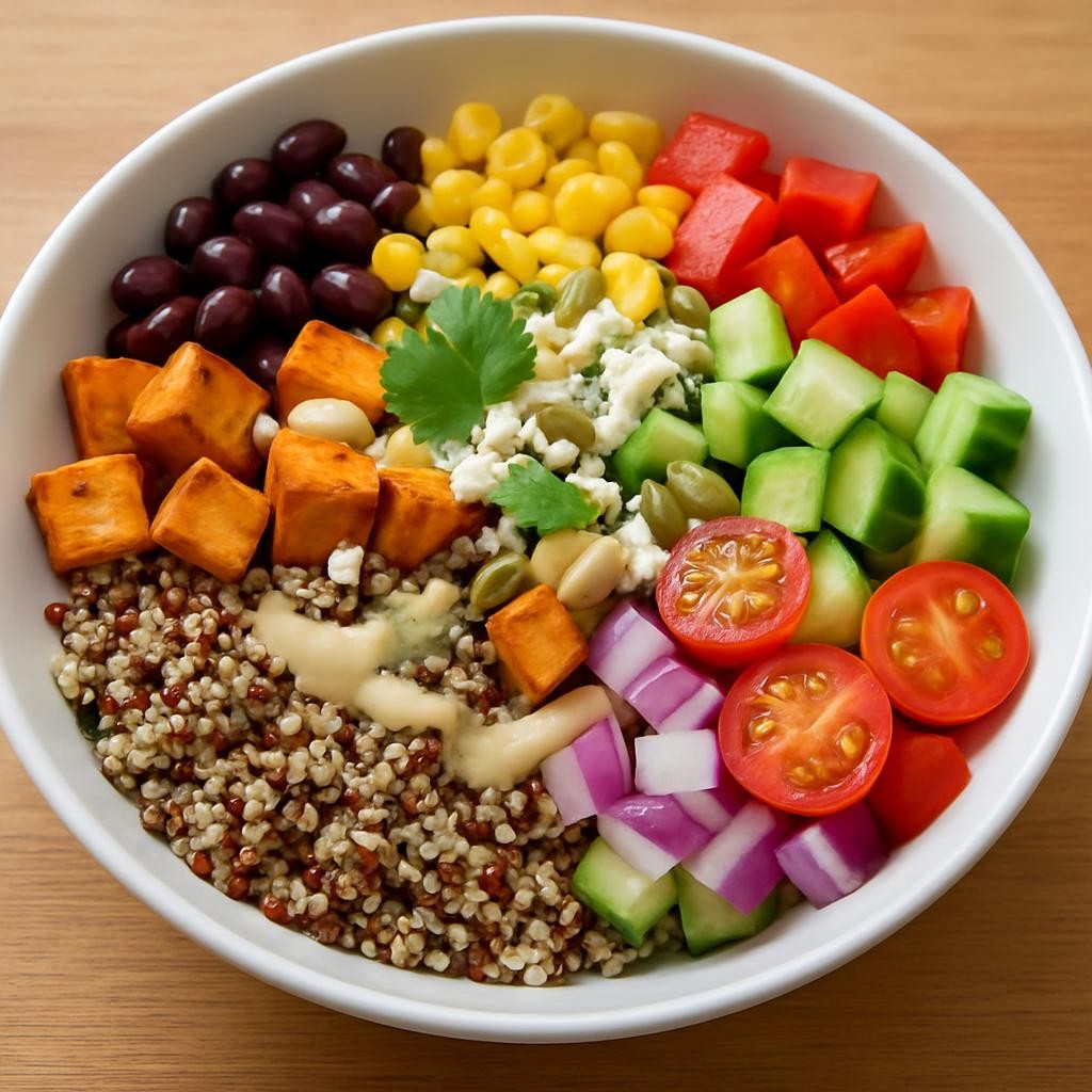 Quinoa Salad with Chickpeas & Veggies (Meal Prep Without the Drama)