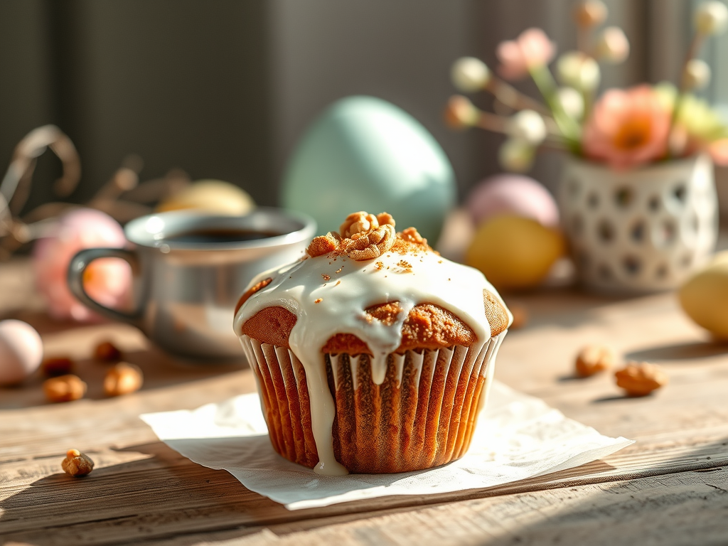 Single-Serve Carrot Cake Easter Muffin (Small-Batch Easter Bake)