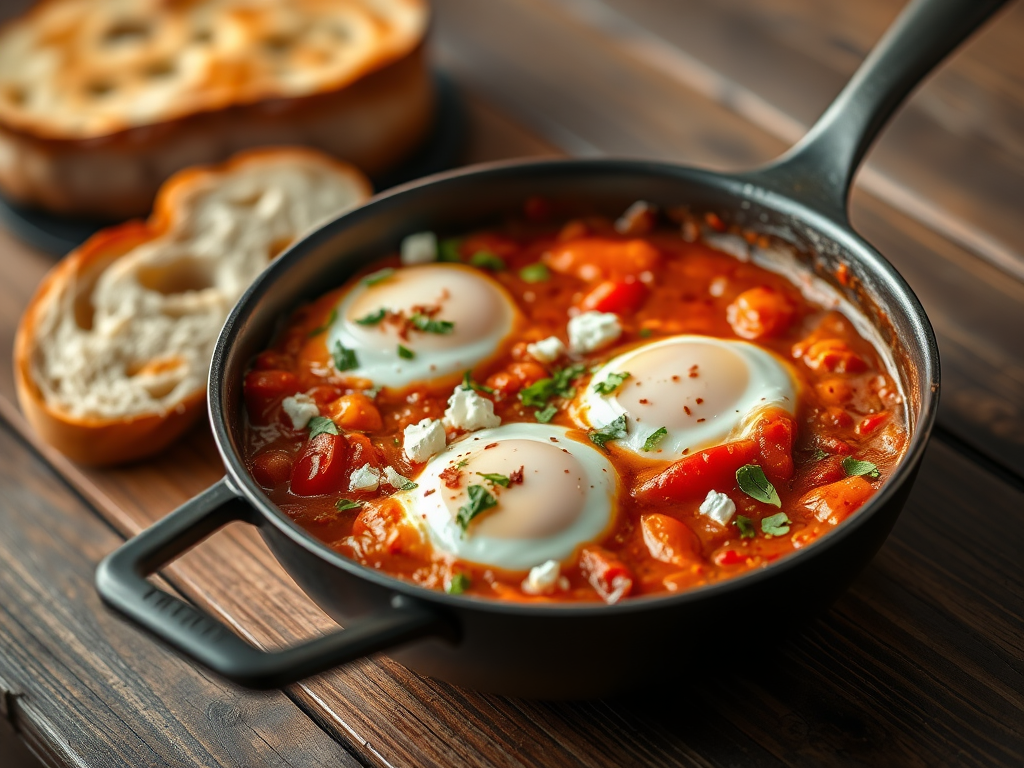 One-Pan Shakshuka for One (Cheap, High-Protein, Ready in 20 Minutes)