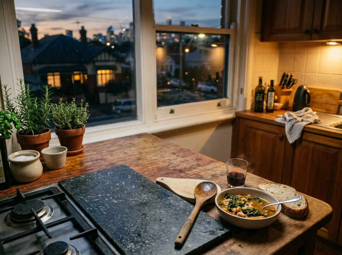 Tuscan White Bean & Tomato Stew for One | Easy Winter Dinner Recipe