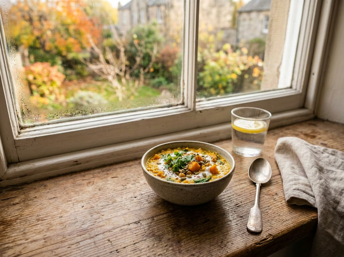 Curried Lentil & Pumpkin Pot (For One)