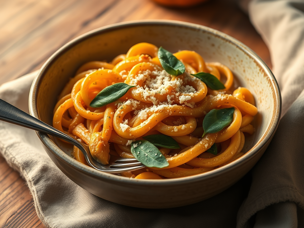 Pumpkin & Sage Pasta for One (Creamy Comfort Without the Fuss)