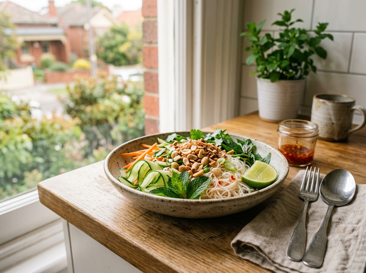 Cold Noodle Salad for One | Easy Summer Recipe